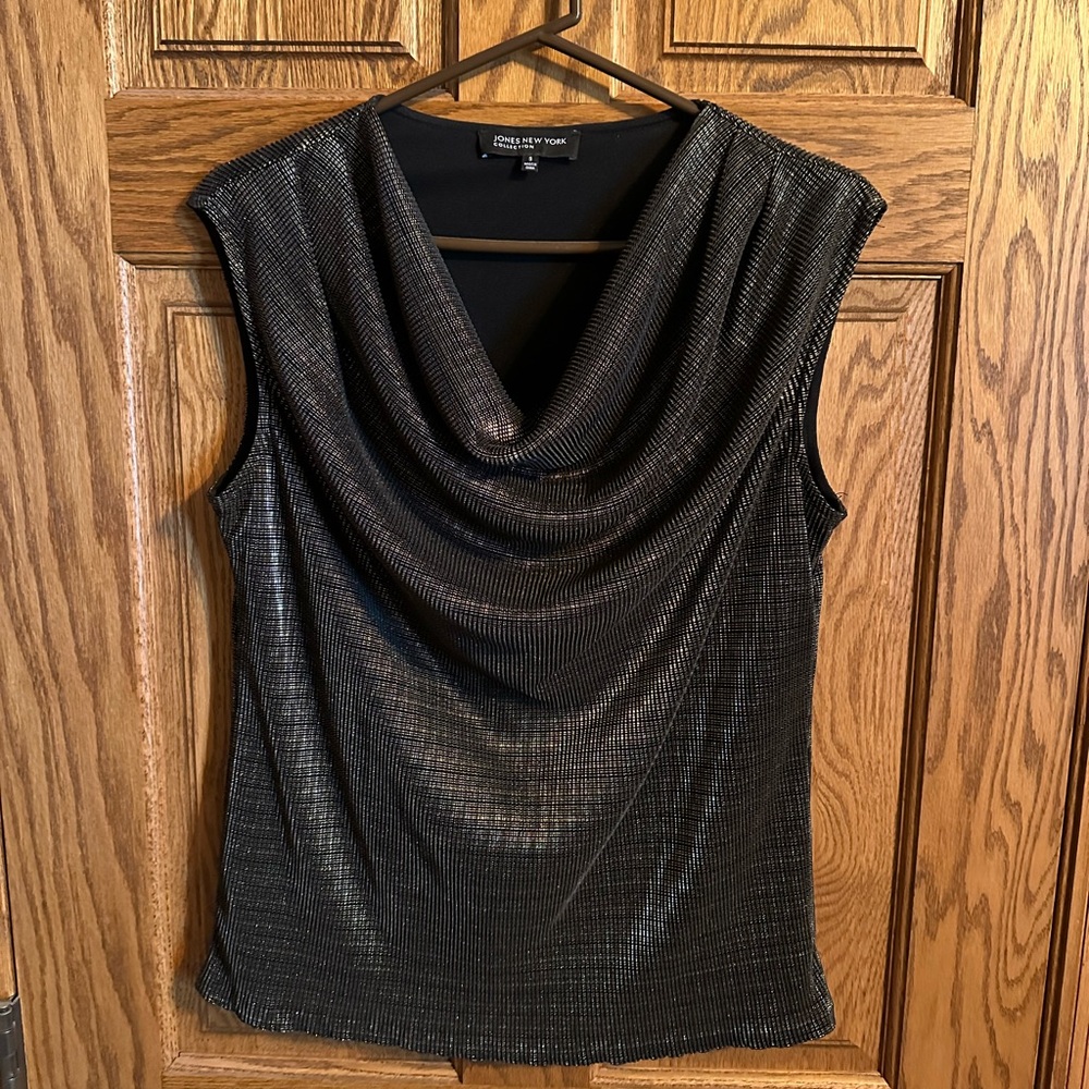 Jones New York Cowl Neck Top S